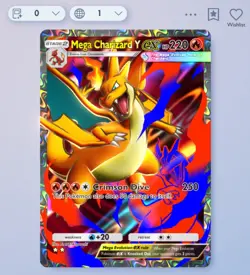 Pokemon TCG Pocket - Mega Charizard Y Ex - Crimson Blaze - ENGLISH - FastTrade - Image 1