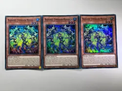 3 x Radiant Typhoon Meghala DOOD-EN012 Super Rare 1st Edition YuGiOh Playset NM - Image 1