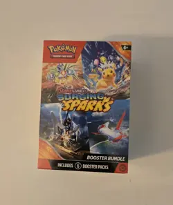 Pokemon TCG Scarlet & Violet Surging Sparks Booster Bundle 6 Packs, New Sealed - Image 1