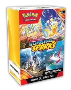 Pokemon TCG Scarlet & Violet Surging Sparks Booster Bundle 6 Packs, New Sealed - Image 2