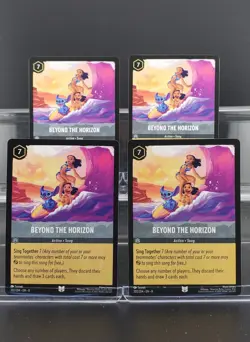 Disney Lorcana Beyond the Horizon 202/204 Reign of Jafar Uncommon 4 Cards - Image 1