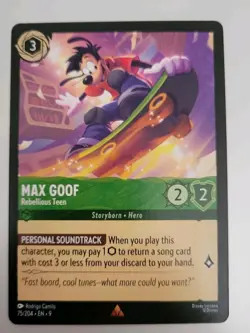 Disney Lorcana TCG - Fabled: Max Goof (075/204) - Rare - Near Mint - Image 1