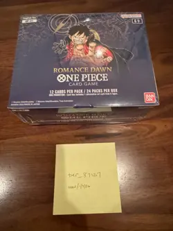One Piece TCG Romance Dawn OP-01 Booster Box New Sealed ENGLISH (White Bottom) - Image 1
