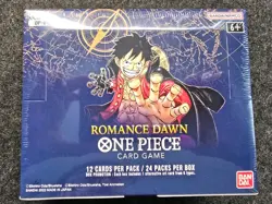 Sealed ENGLISH OP-01 Booster Box - White Bottom. One Piece TCG. Romance Dawn. - Image 1
