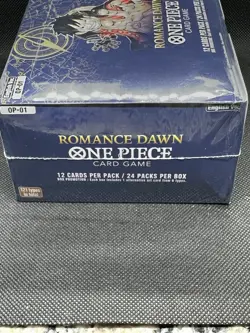 One Piece Cards Romance Dawn Booster Box OP-01 White Bottom NEW SEALED US SELLER - Image 2