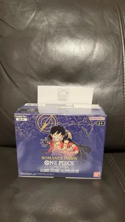Romance Dawn Booster Box OP-01 One Piece Card Game (White Bottom) NEW & SEALED 811039038205 - Image 1