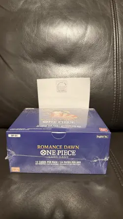Romance Dawn Booster Box OP-01 One Piece Card Game (White Bottom) NEW & SEALED 811039038205 - Image 2