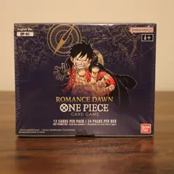 One Piece OP-01 Romance Dawn SEALED Booster Box English White Bottom - Image 1