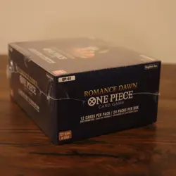 One Piece OP-01 Romance Dawn SEALED Booster Box English White Bottom - Image 2