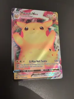 Pokemon Pikachu TCG VMAX SWSH062 Celebrations Full Art Black Star Promo NM/M - Image 1