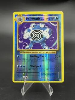 Poliwrath - 25/108 - XY Evolutions 2016 - Reverse Holo Rare - LP - Pokemon TCG - Image 1