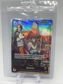 SEALED Shanks (2025 PSA Magazine Promo) OP09-001 One Piece Promotion Card - Image 1