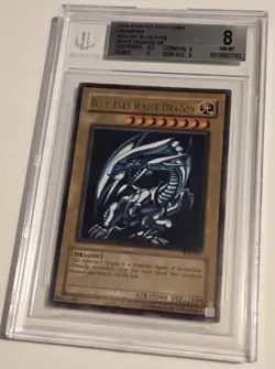 2002 YU-GI-OH! STARTER DECK KAIBA Blue Eyes White Dragon SDK-001 BGS 8 - Image 3