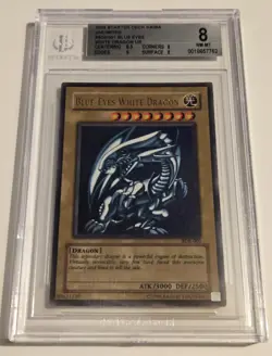 2002 YU-GI-OH! STARTER DECK KAIBA Blue Eyes White Dragon SDK-001 BGS 8 - Image 4