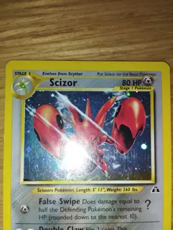 Pokemon TCG Scizor Neo Discovery 10/75 Unlimited Rare Holo - Image 5