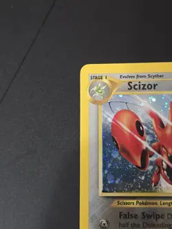 Scizor 10/75 - Neo Discovery Unlimited Holo Rare Vintage Pokemon TCG - LP - Image 4