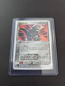 Pokemon TCG Aggron EX Sandstorm Holo Rare Card 95/100 - Image 1