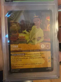Graded Degree 9 Tiana - Restaurant Owner 16/204 Azurite Sea Foil Legendary - Image 3