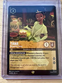 Tiana - Restaurant Owner 16/204 Legendary Non-Foil NEW Azurite Sea EN6 - Image 1