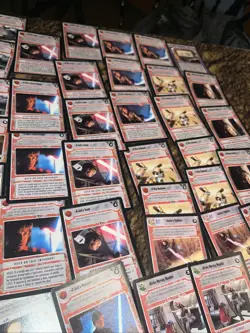 130 Decipher 2001 Star Wars Card Lot - Image 5