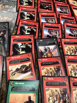 160 Decipher 2001 Star Wars Card Lot - Image 4