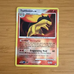 Pokemon Typhlosion Reverse Holo Mysterious Treasures 16/123 110HP Holo Rare Card - Image 1