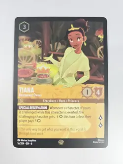 Tiana Restaurant Owner Cold Foil 16/204 - Azurite Sea Lorcana - Image 1