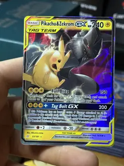 Pikachu & Zekrom GX 33/181 Team Up 2019 Tag Team Pokemon Card TCG - Image 3
