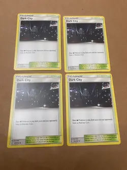 Pokemon Unified Minds Dark City 193/236 Cards 4x Playset x4 Uncommon LP - Image 1