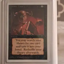 Magic: The Gathering Demonic Tutor Sorcery Regular Black MTG Card - Image 1