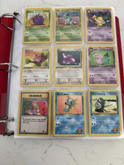 Vintage Pokemon Card Binder Collection Lot 1st Editions WOTC - Image 5