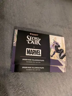 MTG Secret Lair x Marvel's Spider Man: Villainous Plots [FOIL] (SEALED) - Image 1
