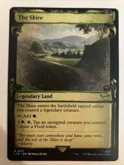 The Shire : MTG *Showcase Scrolls* Lord of the Rings LTR 0711 / NM - Image 1