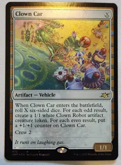 MTG [x1] Clown Car [x1] GALAXY FOIL Unfinity M/NM - Image 1