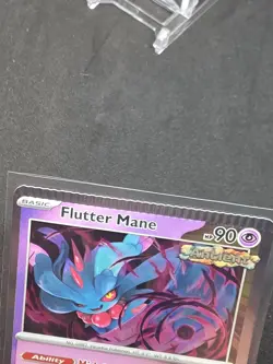 Pokemon Flutter Mane Holo Rare Card: Temporal Forces 078/162 CRIMP ERROR CARD - Image 3