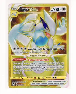 ~ESP~ SPANISH Lugia VAstro (V Star) 211 Silver Tempest Pokemon Card (TLB) - Image 1