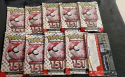 10x Sealed Pokemon Scarlet & Violet 151 Booster Packs TCG Lot Of 10 - Image 2