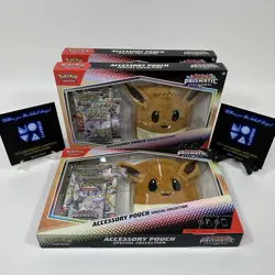 Pokemon Prismatic Evolutions Accessory Pouch Special Collection Sealed Lot Of 3 - Image 3