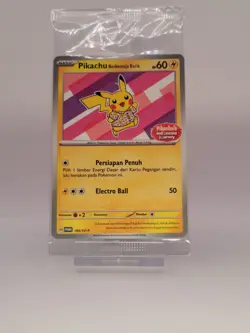 Pokemon Pikachu Berkemeja Batik 190/SV-P Indonesia Sealed Promo Set - Image 1