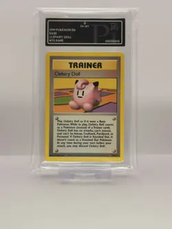 Clefairy Doll First Edition Shadowless PI 6 NEAR MINT Pokemon Base Set 70/102 # - Image 1