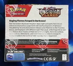 Pokemon 2024 Scarlet & Violet Obsidian Flames Booster Box TCG Nm M - Image 3