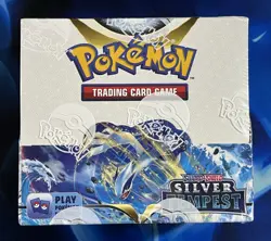Pokemon 2021 Sword & Shield Silver Tempest Booster Box TCG Sealed Nm Mint - Image 1