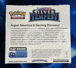 Pokemon 2021 Sword & Shield Silver Tempest Booster Box TCG Sealed Nm Mint - Image 3