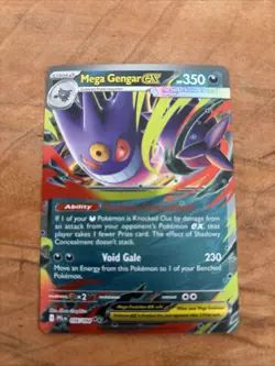 Mega Gengar ex 056/094 Mega Evolution Phantasmal Flames Pack Fresh Pokemon TCG - Image 1