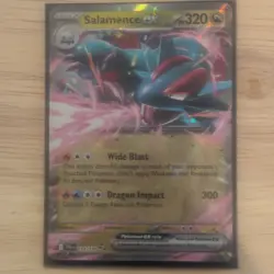 Pokemon Salamence ex 114/159 Sv09 Journey Together Holo Double Rare 320HP - Image 1