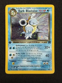 Pokemon Dark Blastoise 1st Edition Team Rocket #3 Holo Rare - Vintage WOTC - NM✨ - Image 1