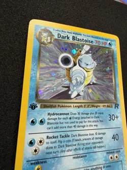 Pokemon Dark Blastoise 1st Edition Team Rocket #3 Holo Rare - Vintage WOTC - NM✨ - Image 3