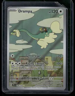 Drampa Holo Illustration Rare Pokemon TCG SV05: Temporal Forces 184/162 NM - Image 1