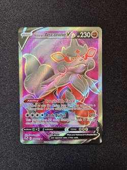 Hisuian Arcanine V 179/195 - Silver Tempest - Ultra Rare Full Art - Pokemon TCG - Image 1