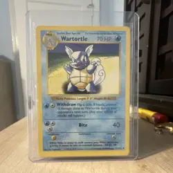Pokemon TCG Wartortle 042/102 Base Set (Shadowless) [LIGHT PLAYED] - Image 1